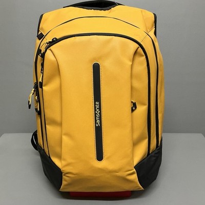 Samsonite ECODIVER Laptop 17.3'' Backpack L Yellow Trolly Sleeve Water Resistant