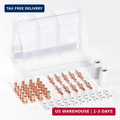 PT31 Plasma Cutting Consumables Fit TPC-55D CUT-45 CUT-50 Nozzle Electrode with