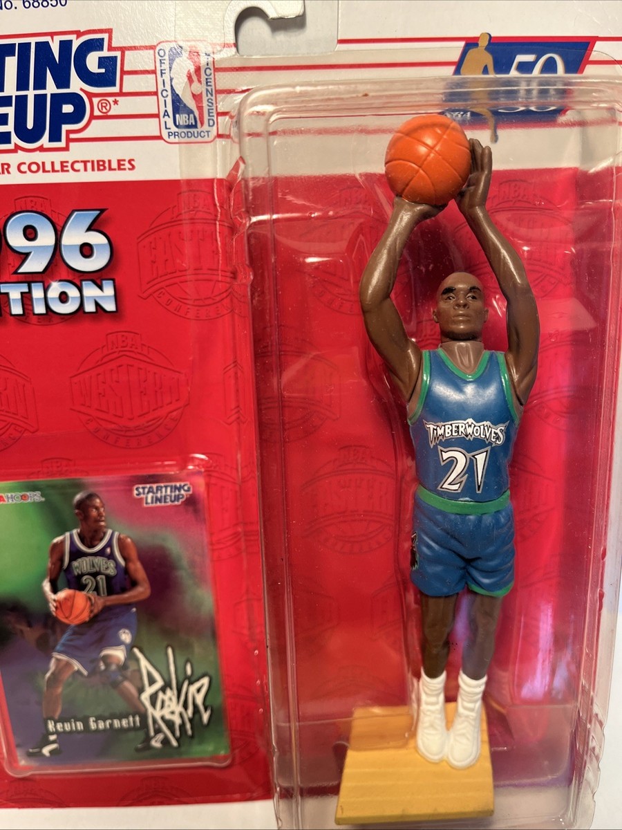 Starting Lineup 1996 Kevin Garnett, Minnesota Timberwolves Action