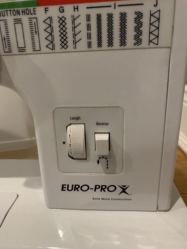 Euro-Pro X Solid Metal Construction Sewing Machine Model EP380 READ See Video - Picture 4 of 16
