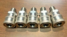 1/2" Stainless Steel Pressure Washer Quick Connect Socket (5 Pack) MNPT