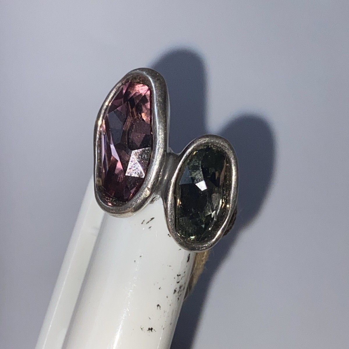 Bague UNO DE 50 « SISI » - Neuve Avec étiquettes, Taille S/M, Argent Plaqué Rose Et Gris