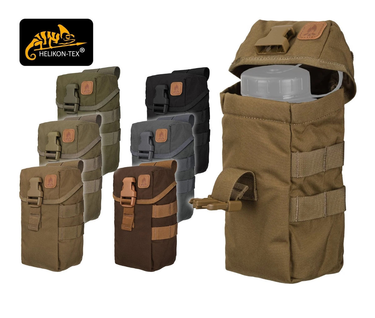 Helikon-Tex WATER CANTEEN Molle Pouch Pocket Cordura Tactical Outdoor  Survival