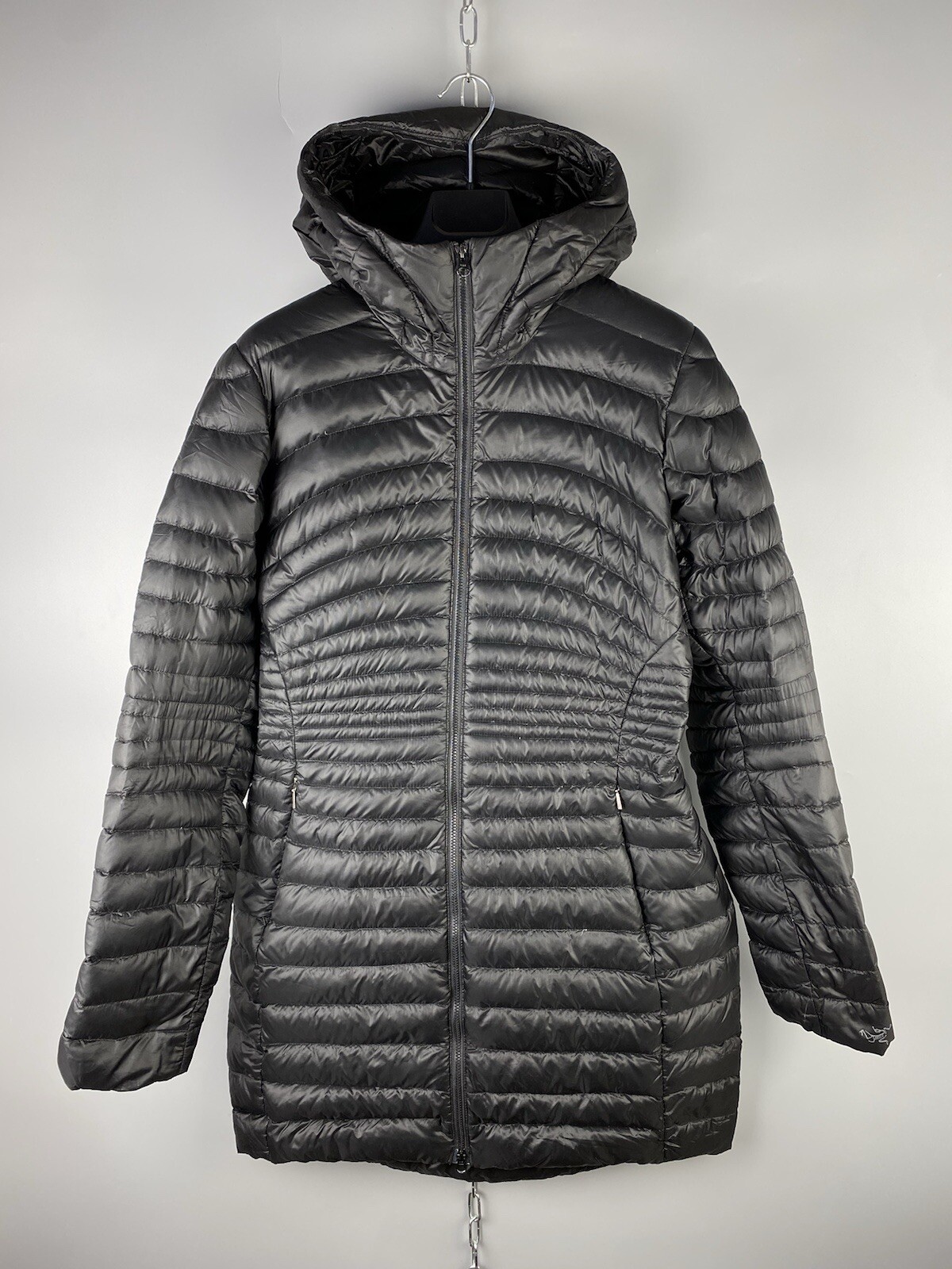 ARC'TERYX Cappotto lungo Arcteryx donna outdoor escursionismo nero piumino Nuri taglia S M