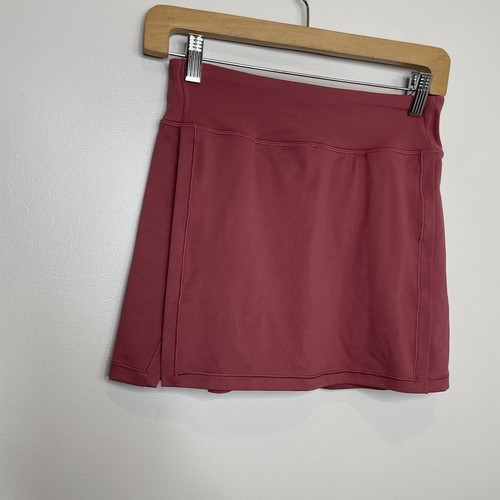 Athleta Girl Goal Getter Skort Skirt Jupe Short mauve pink L/12 tennis golf - Picture 3 of 7
