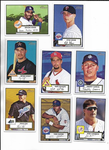 2001 Topps Heritage PICK-A-CARD Damon Buhner Snow Thome Soriano FINISH YOUR SET - Picture 164 of 219