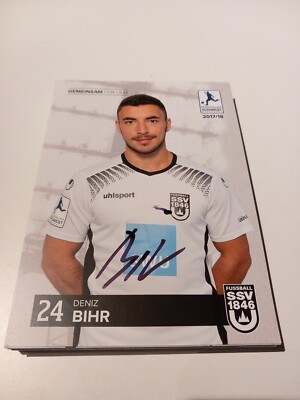 Signierte AK Deniz Bihr SSV Ulm NEU 