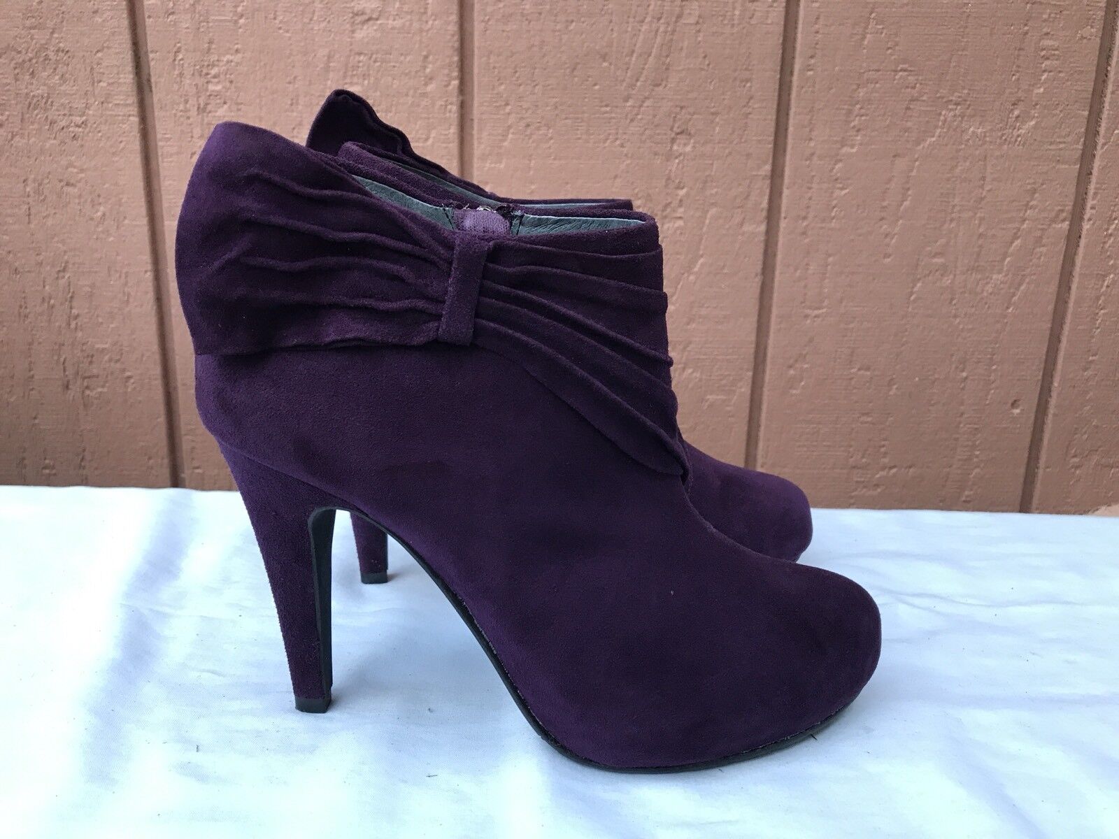 NEW Sacha London Womens Jagger Ankle Boot Heel Purple Suede Size US 7 NEW Sacha London Womens Jagger Ankle Boot Heel Purple Suede Size US 7
