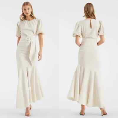 【SACHIN&BABI】 Camila Dress パフスリーブ マーメイドドレス Sachin & Babi Camila Gown - Ready To Ship | Bella Bridesmaids