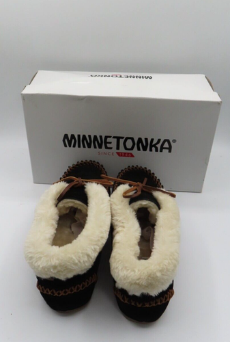 Minnetonka Women's Chrissy Bootie Slipper Black 40030 /  US 7 - 第 4/6 張圖片