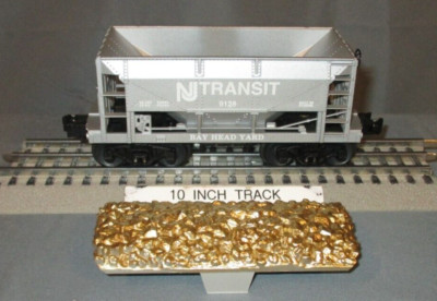Lionel 16178 NJ Transit #9128 Silver ''Bay Head Yard'' Ore Car w/ Gold  Load O/027