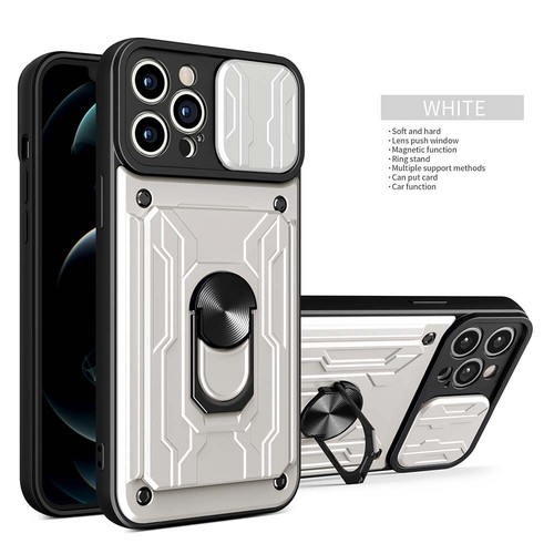 Camera Cover Card Slot Shockproof Stand Case For iPhone 15 Pro Max 14 13 12 11 8 - Picture 14 of 29