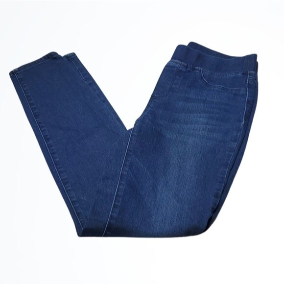 Talbots Flawless Mid Rise Pull On Jegging Blue Jeans Size Waist - Main Image