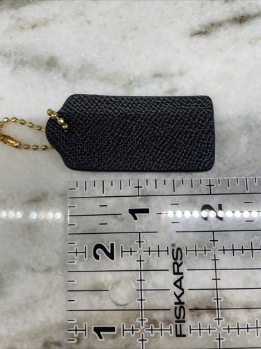 New Authentic 1 Piece Coach Handbag Leather Hang Tags Black A - Picture 4 of 5