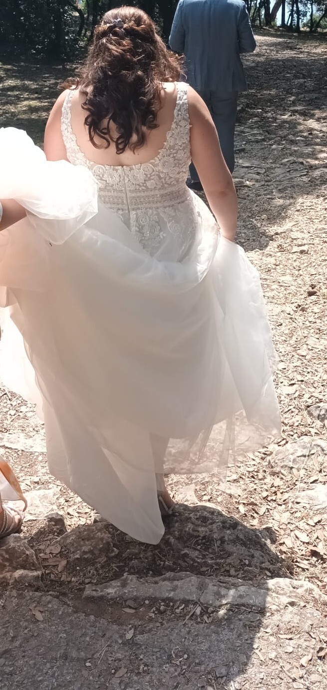 wedding dress size 14 ivory eBay