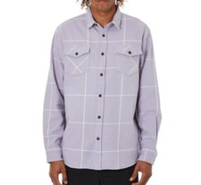 KATIN Men's MONTY Flannel Shirt - Lavender - Medium - NWT
