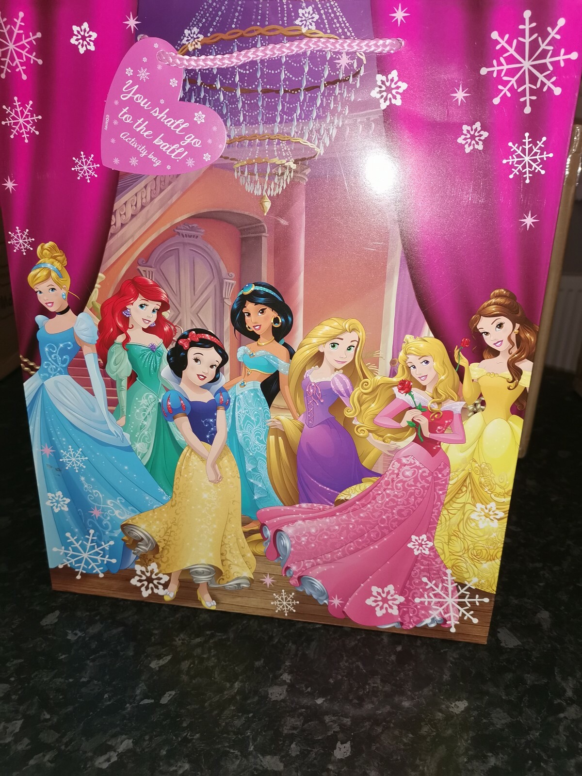 Disney Princess Gift Bags Pack Of 12. 45 X14 X34 Cm Xmas Christmas Present  | Ebay
