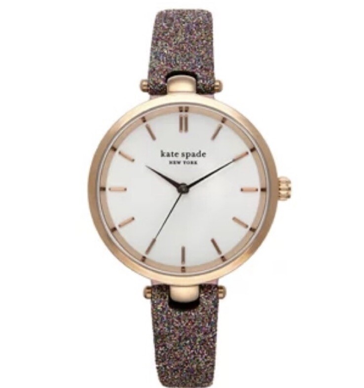 Kate Spade Holland Three-Hand Multicolor Glitter Leather  display picture 1