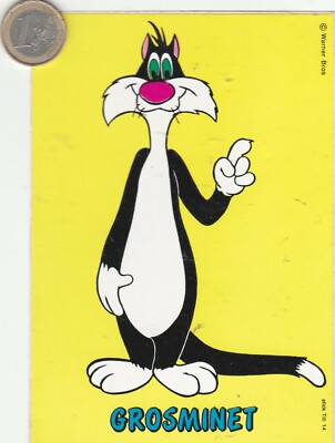 sticker. Postcard. GROSMINET. DORCHY. Warner bros