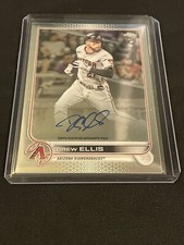 2022 Topps Chrome Drew Ellis Rookie RC Auto Autograph #RA-DE Diamondbacks