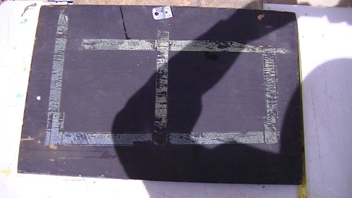 Vintage Vietnamese Black Lacquer Wood Panel Painted Gold Fish 23.5"x15.5" - Picture 10 of 20