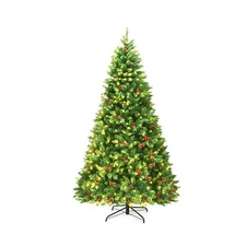 GOFLAME 7.5FT Pre-Lit Christmas Tree with 1526 Branch Tips, Premium PVC Needl...