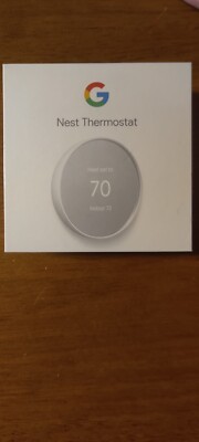 Google Nest Thermostat WHITE Model G4CVZ Snow  NEW in sealed box