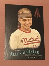 2016 Topps Allen and Ginter X #107 Matt Stonie Card Hot Dog Eater Regular Size