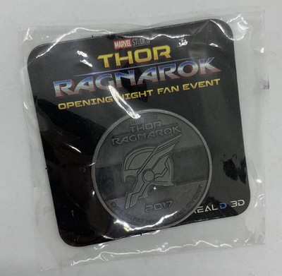 AMC Marvel Studios THOR RAGNAROK opening night metal COIN Real3D 2017 NEW SEALED | eBay