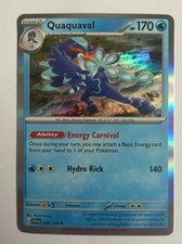 quaquaval pokemon card price Amazon.com: Pokemon - Quaquaval ex 235/193 - Paldea Evolved main image 1
