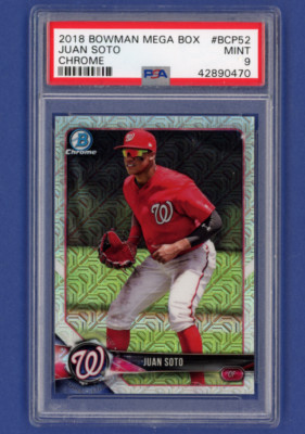 JUAN SOTO 2018 Bowman Chrome MEGA BOX #BCP52 ROOKIE New York Mets