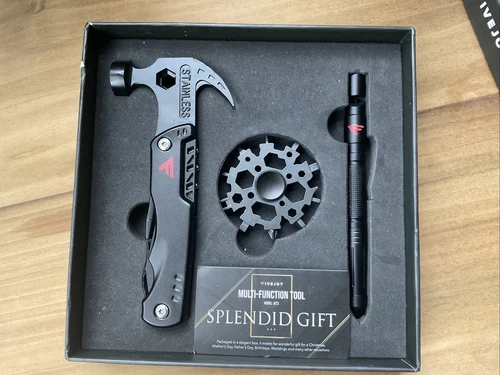 Fivejoy Multi Tools Purpose Emergency Survival Axe Hatchet Hammer Gear Kit Set