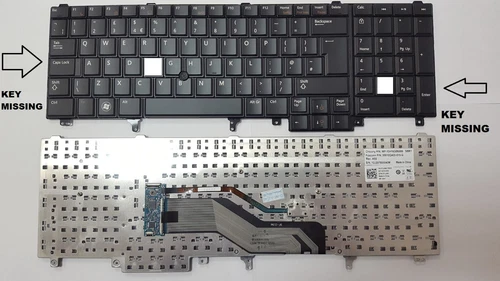 Dell Latitude E5520 E5530 E6520 E6530 E6540 UK Keyboard Pointer Keys Missing B3