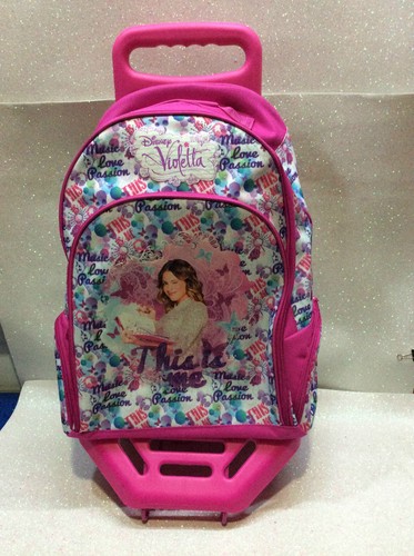 DISNEY VIOLETTA ZAINO + TROLLEY SCUOLA | eBay