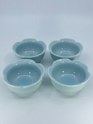 4 Yamashita Kogei 708115521 Blue & White Flowerpot Small Bowl Porcelain 3.5''D