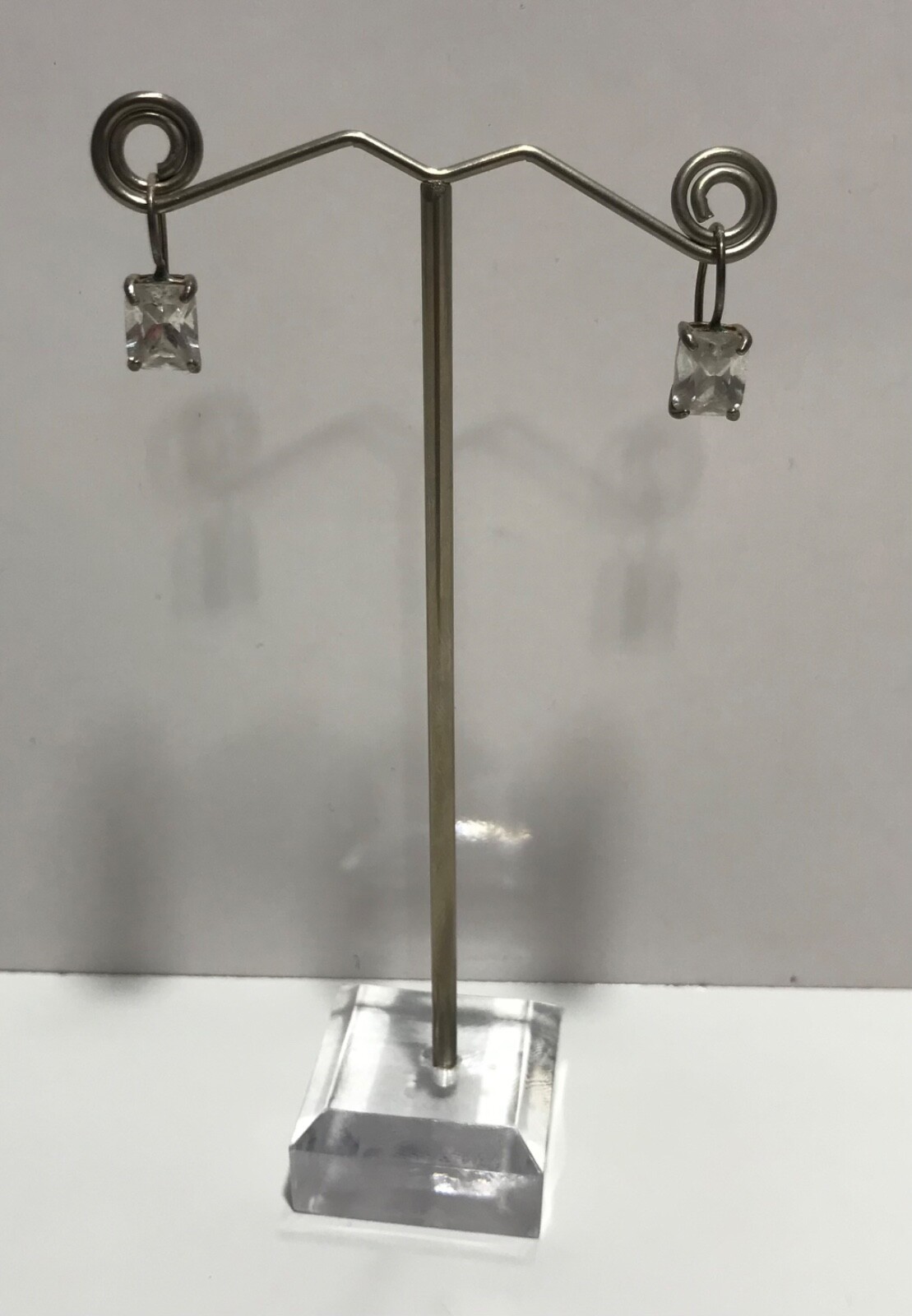 SILPADA-Sterling Silver Rectangular Cubic Zirconi… - image 1