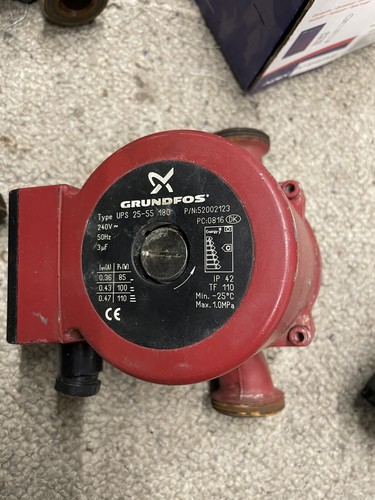 Grundfos UPS 25-55 180 Pump Circulator 52002193 | eBay