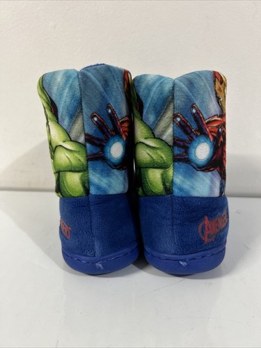 Marvel Avengers Kids Size 11 Light Up Slippers - New No Tags - High Top - Unisex - Picture 5 of 11