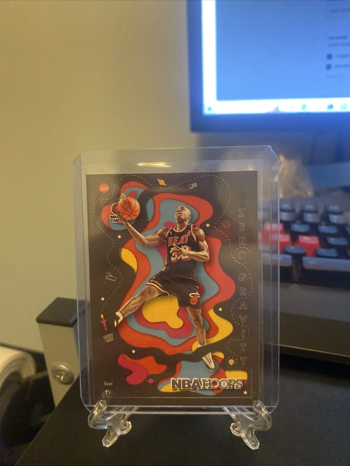 Harold Miner trading card