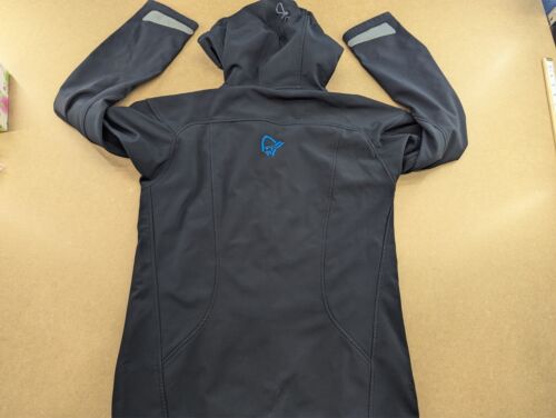 Norrona Mens Trollveggen Flex3 Jacket Small Black Cavier Hooded Outdoor - 第 2/13 張圖片