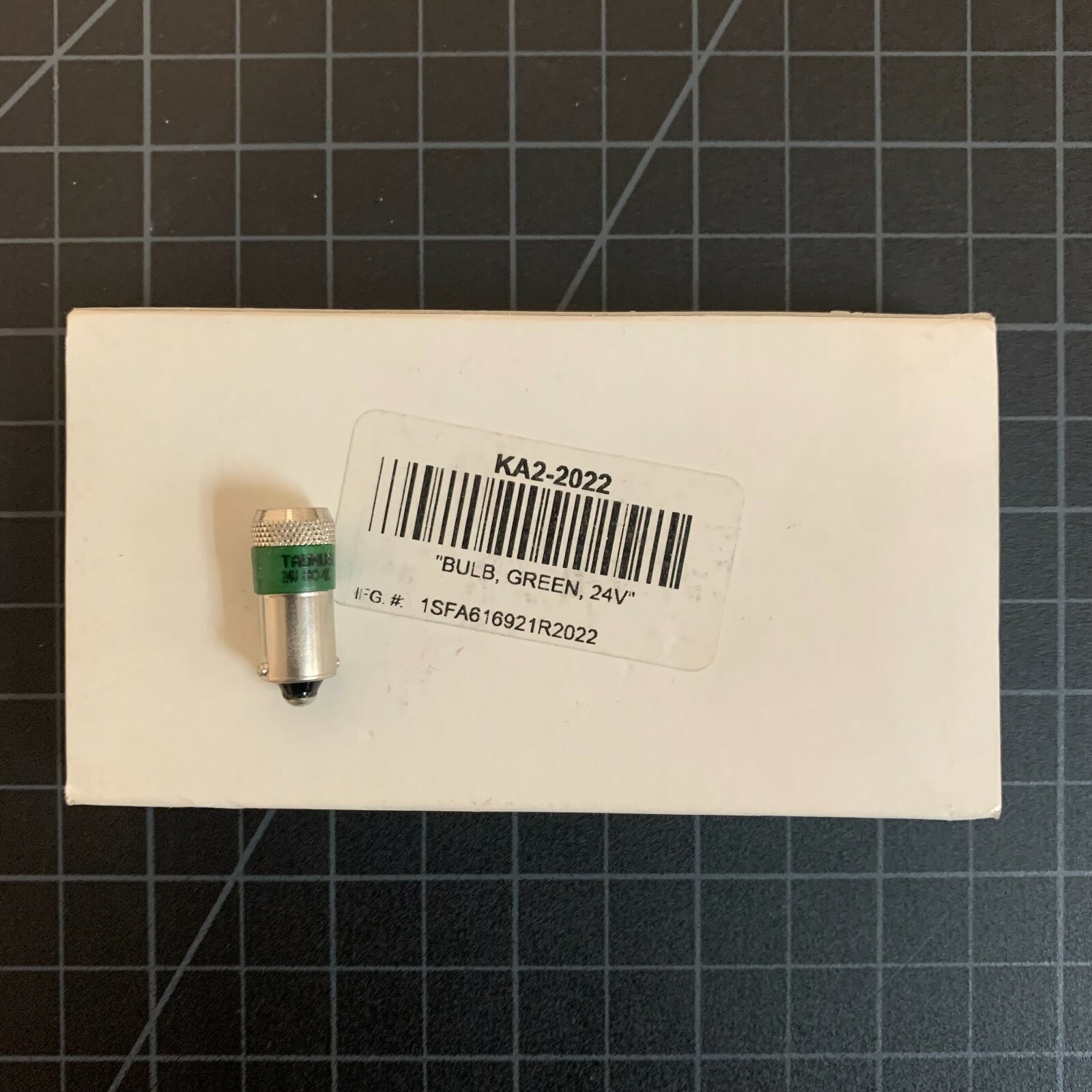 ABB KA2-2022 LED Bulb 15 mA, 24v AC/DC Green *NEW*