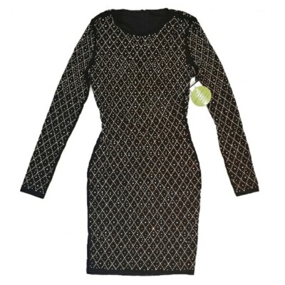 NWT Windsor Black Glitter/Sparkly Dress - M | eBay