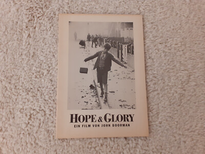 Presseheft     Hope & Glory    John Boorman, Sarah Miles