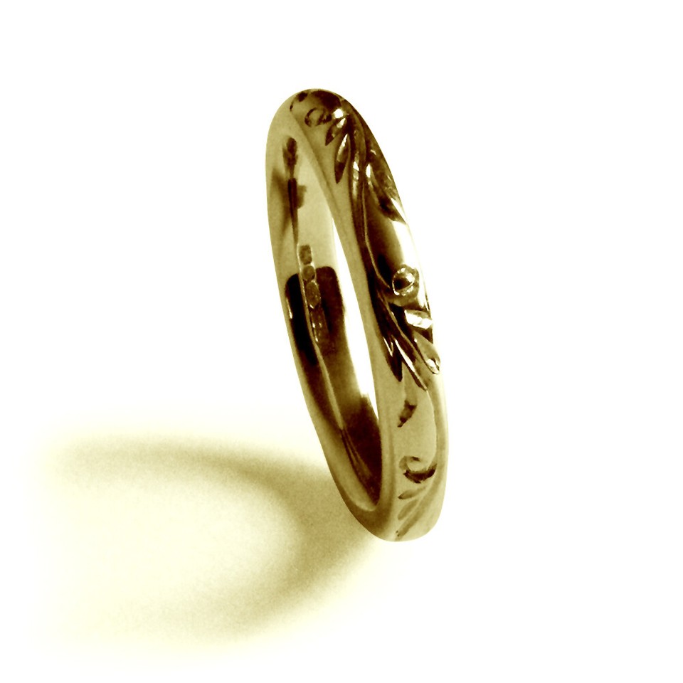 Alliance Mariage Or Rose 9 Carats - Largeur 3 Mm, Style Court, Neuve, Poinçon UK