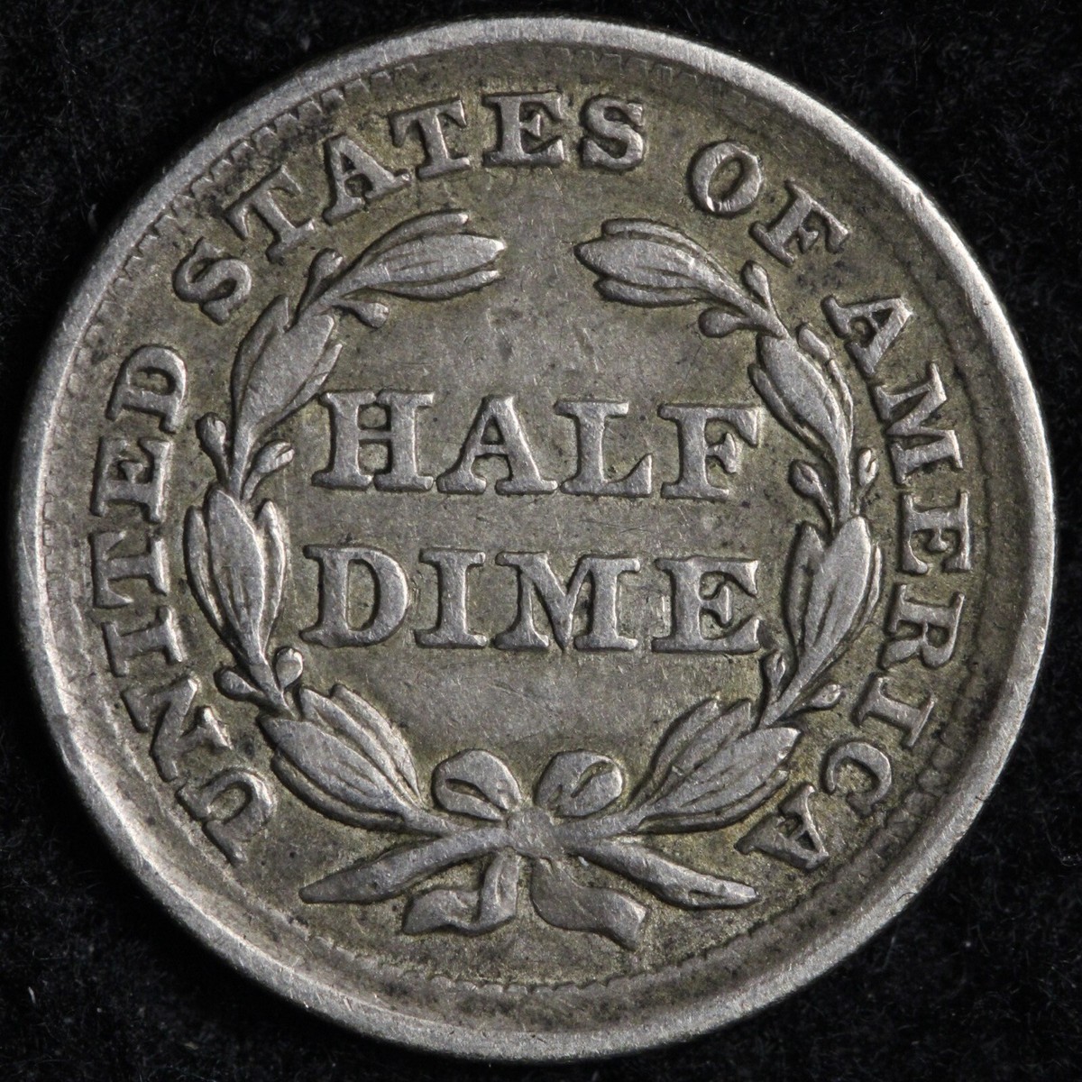 1854 Seated Liberty Silver Half Dime AU E181 ZTHR | eBay