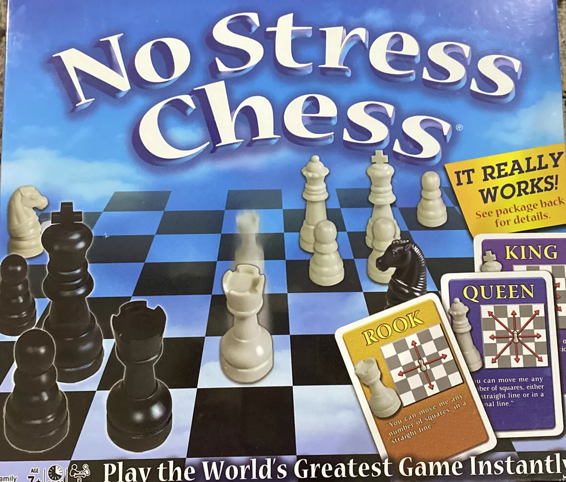 No Stress Chess Game New Learn Chess Board Game Sealed By Winning