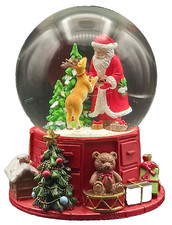 Palla di Neve Grande Babbo Natale Idea Regalo Nuvole 90828