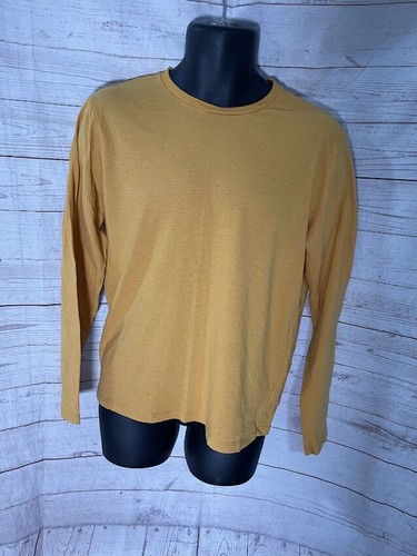 Long Sleeve T-Shirt Yellow Size 