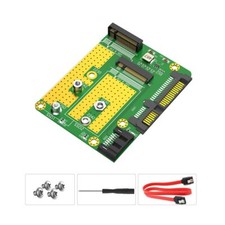 New Version Dual M.2 NGFF SSD to dual SATA3 Adapter