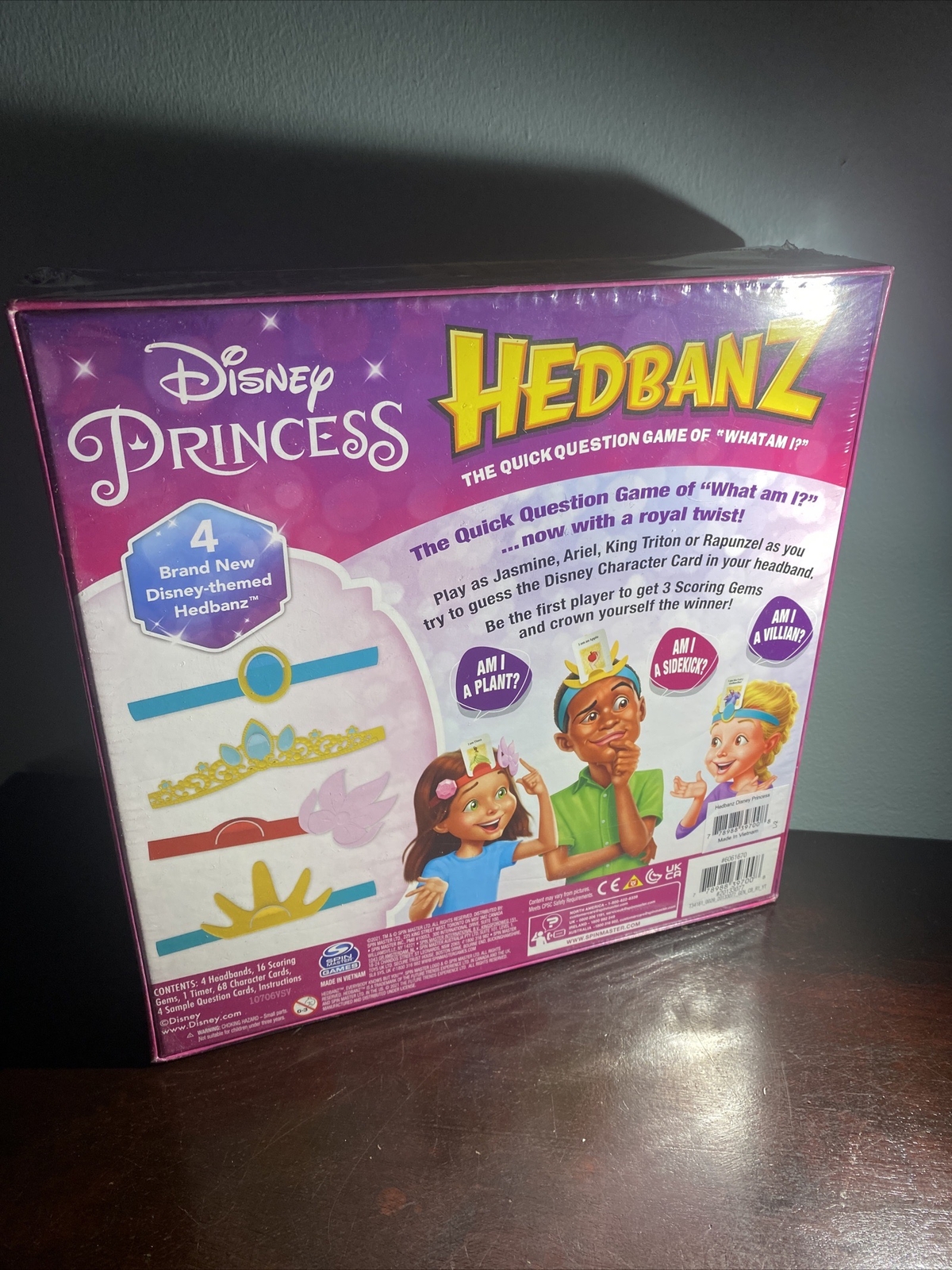 Hedbanz Disney Princess Game New Spin master Ages 6+ eBay